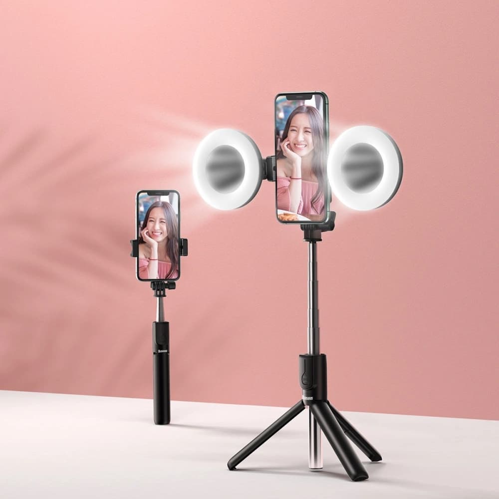 Selfie tyč, Bluetooth stativ Baseus Lovely (černý) - 9