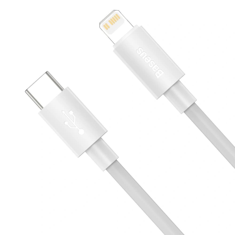 Baseus 1.5m USB-C zu Lightning Kabel Simple Wisdom, PD, 20W, (weiß) 2 Stk. - 4