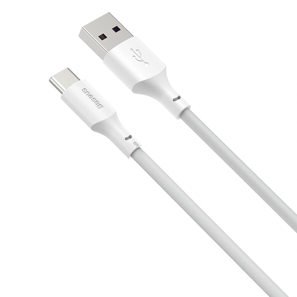 Baseus 1.5m USB-C-Kabel Simple Wisdom, 40W, 5A, (weiß) 2 Stk. - 4