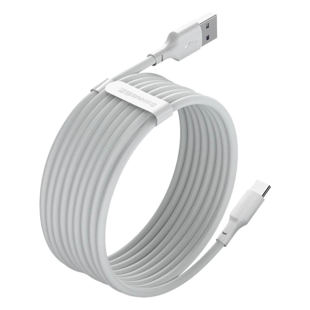 Baseus 1.5m USB-C-Kabel Simple Wisdom, 40W, 5A, (weiß) 2 Stk. - 5