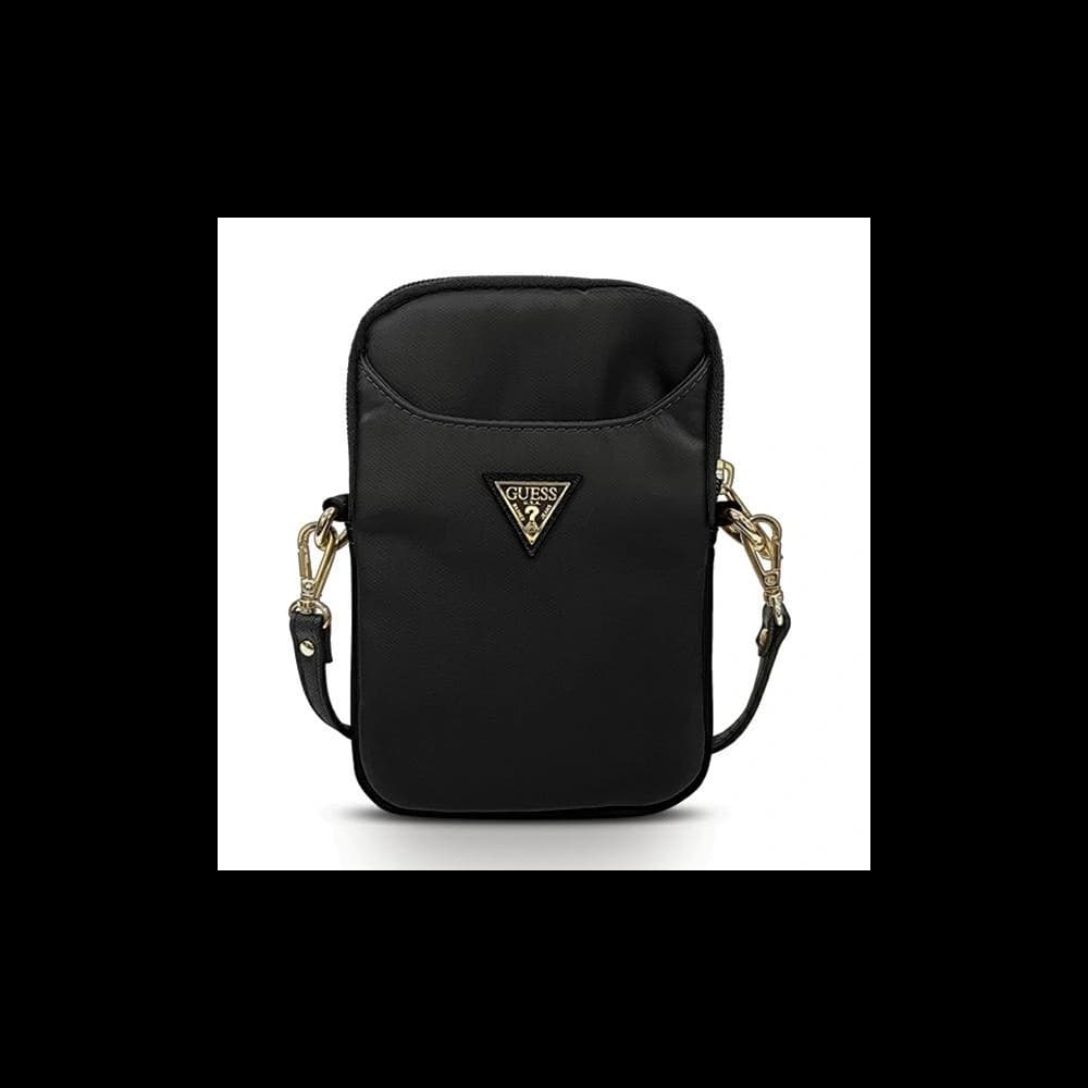 Guess Handtasche GUPBNTMLBK schwarz/schwarz Nylon Triangle Logo - 1