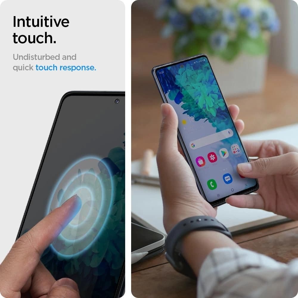 Spigen Samsung Gehärtetes Glas GLAS.tR Slim Galaxy S20 FE Schwarz - 2