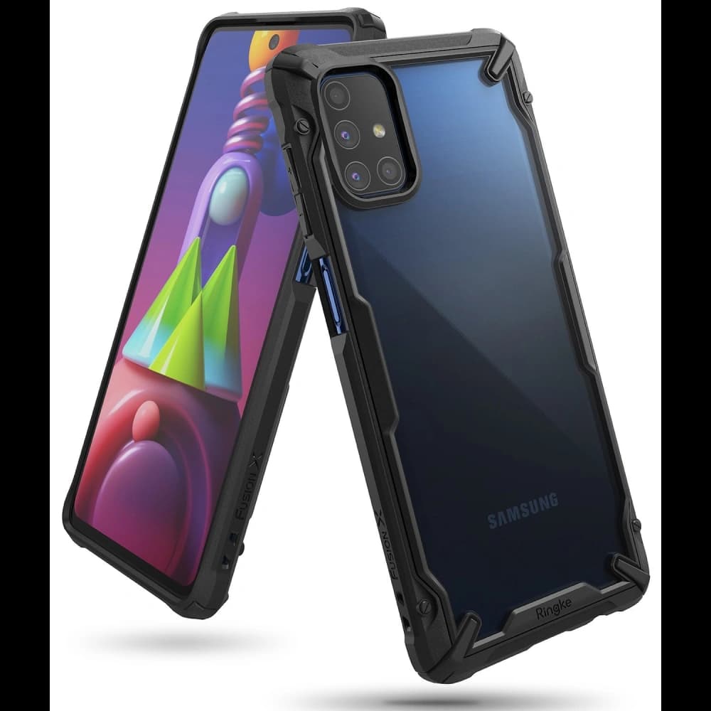 Ringke Fusion-X Samsung Galaxy M51 Black - 1