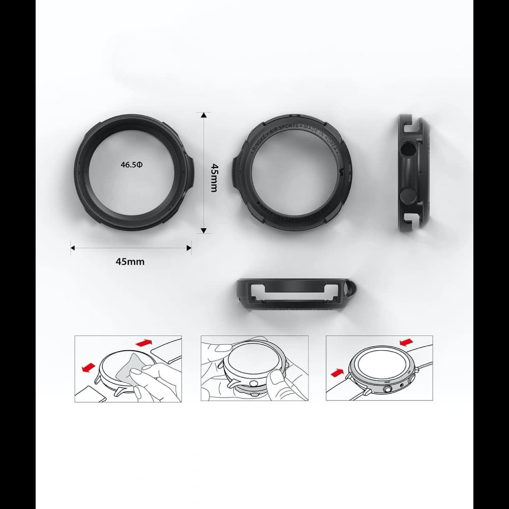 Etui Ringke Air Sport Samsung Galaxy Watch 3 45mm černé - 9