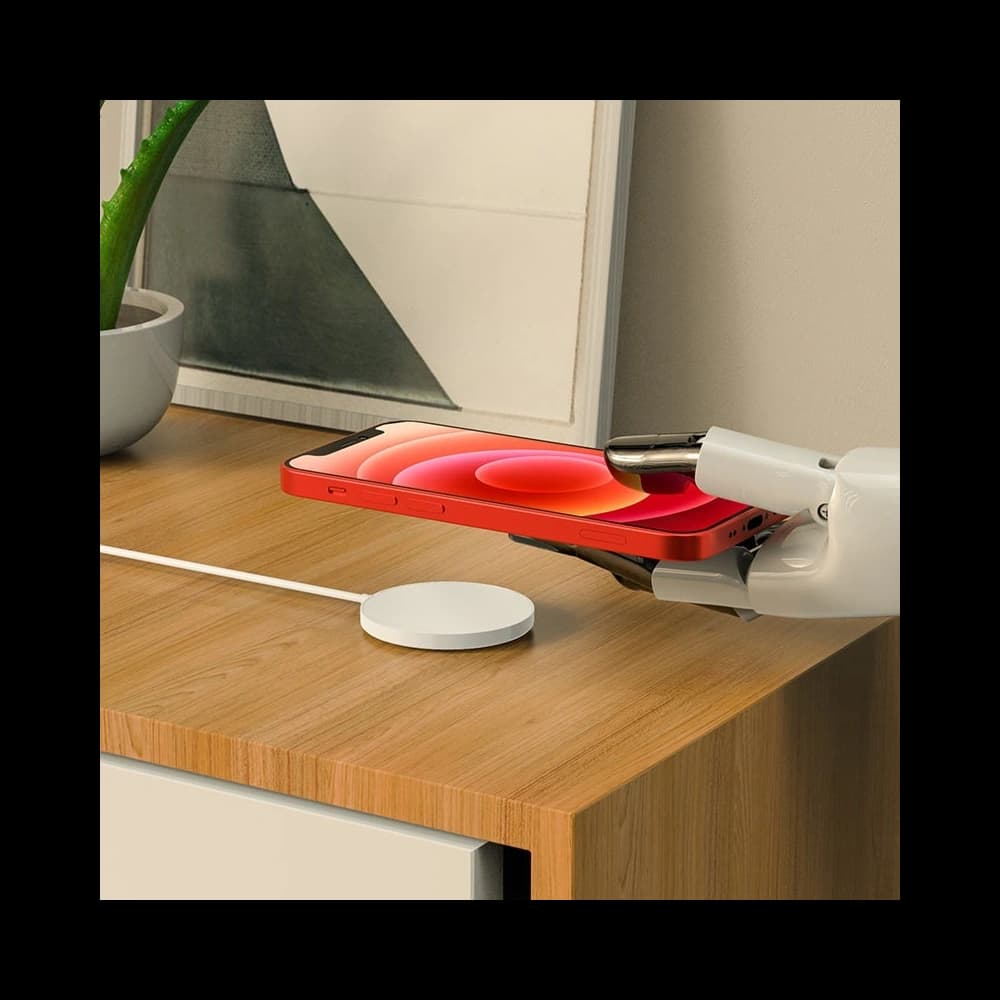 Bezdrátová nabíječka hoco CW28 s MagSafe 15W bílá - 6