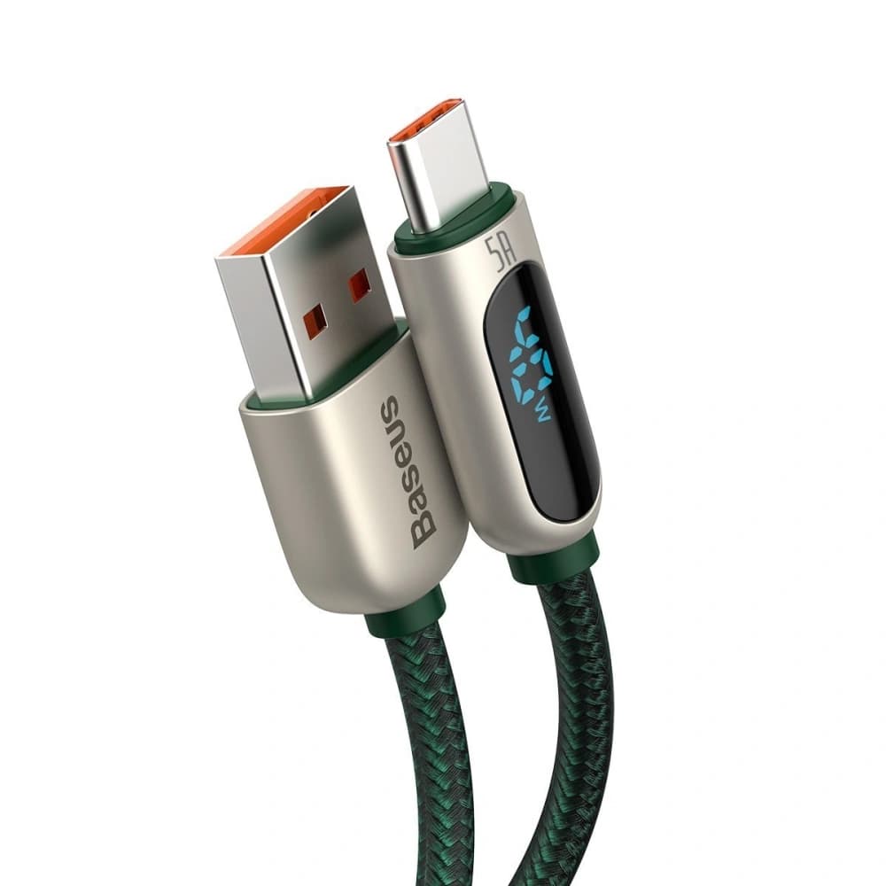 Baseus Display Cable USB to Type-C 5A 1m (green) - 3