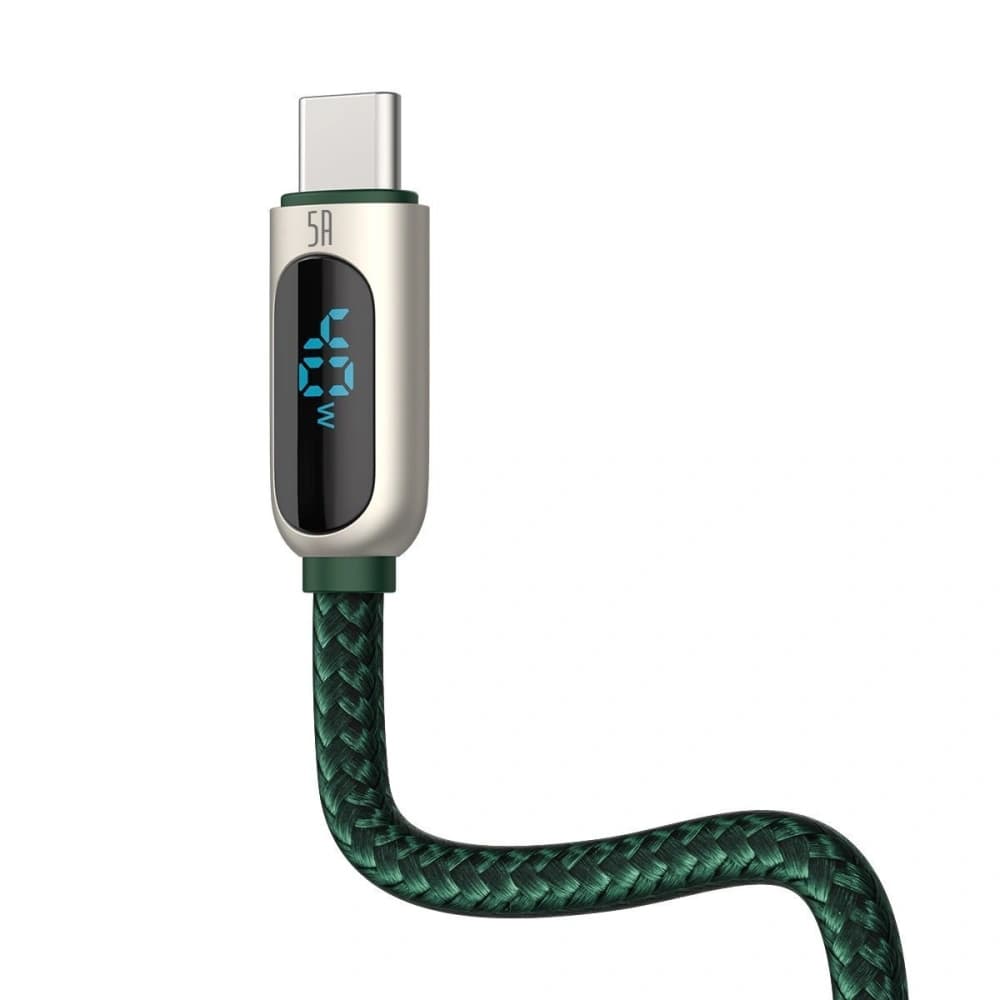 Baseus Display Cable USB to Type-C 5A 1m (green) - 4