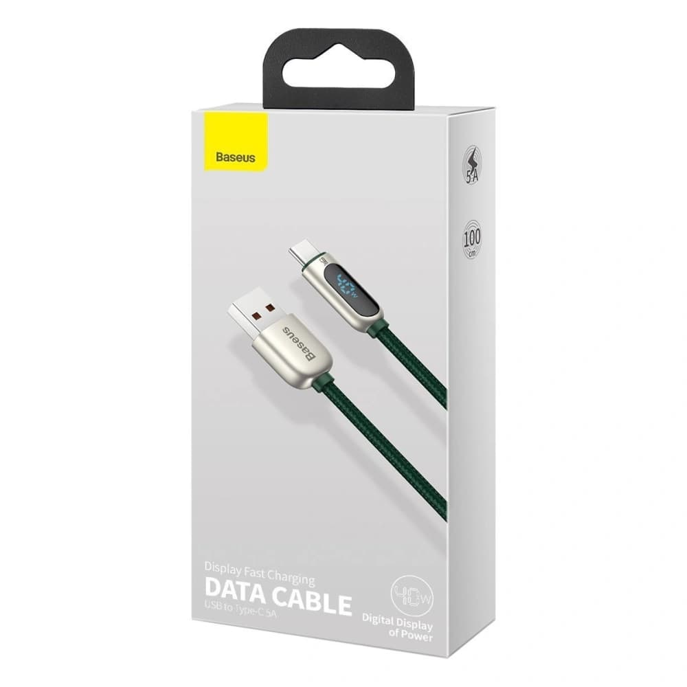 Baseus Display Cable USB to Type-C 5A 1m (green) - 7