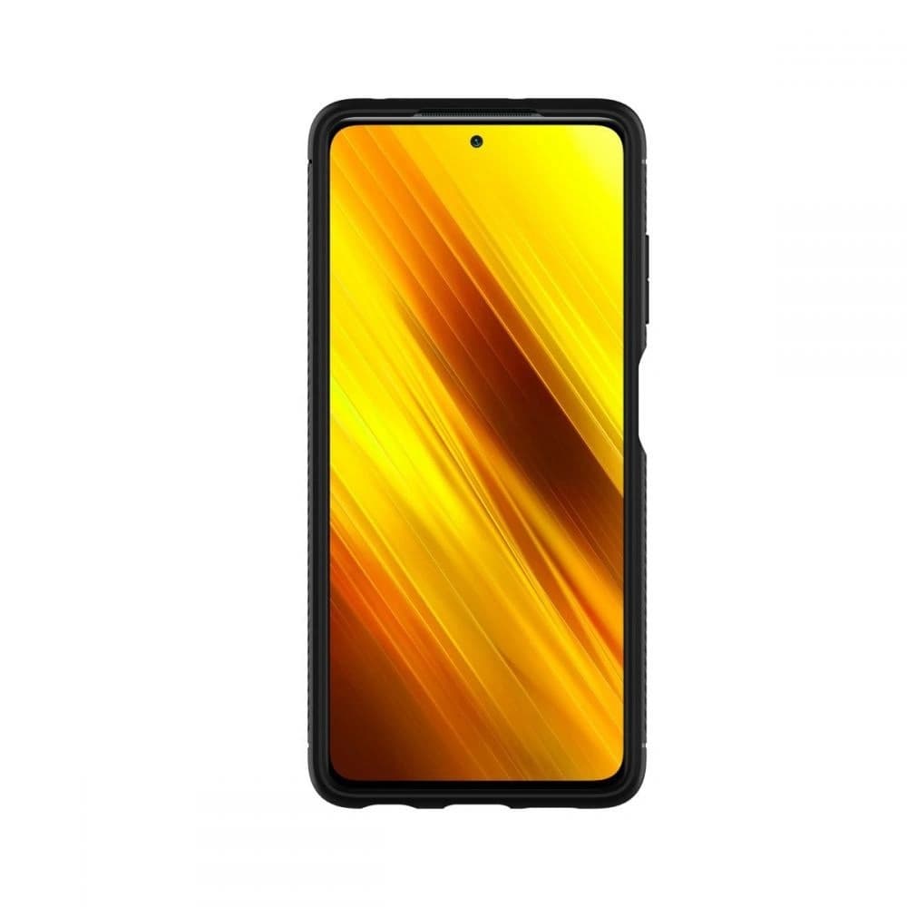 Etui Spigen Rugged Armor Pocophone X3/Pro/NFC Matt Fekete - 3