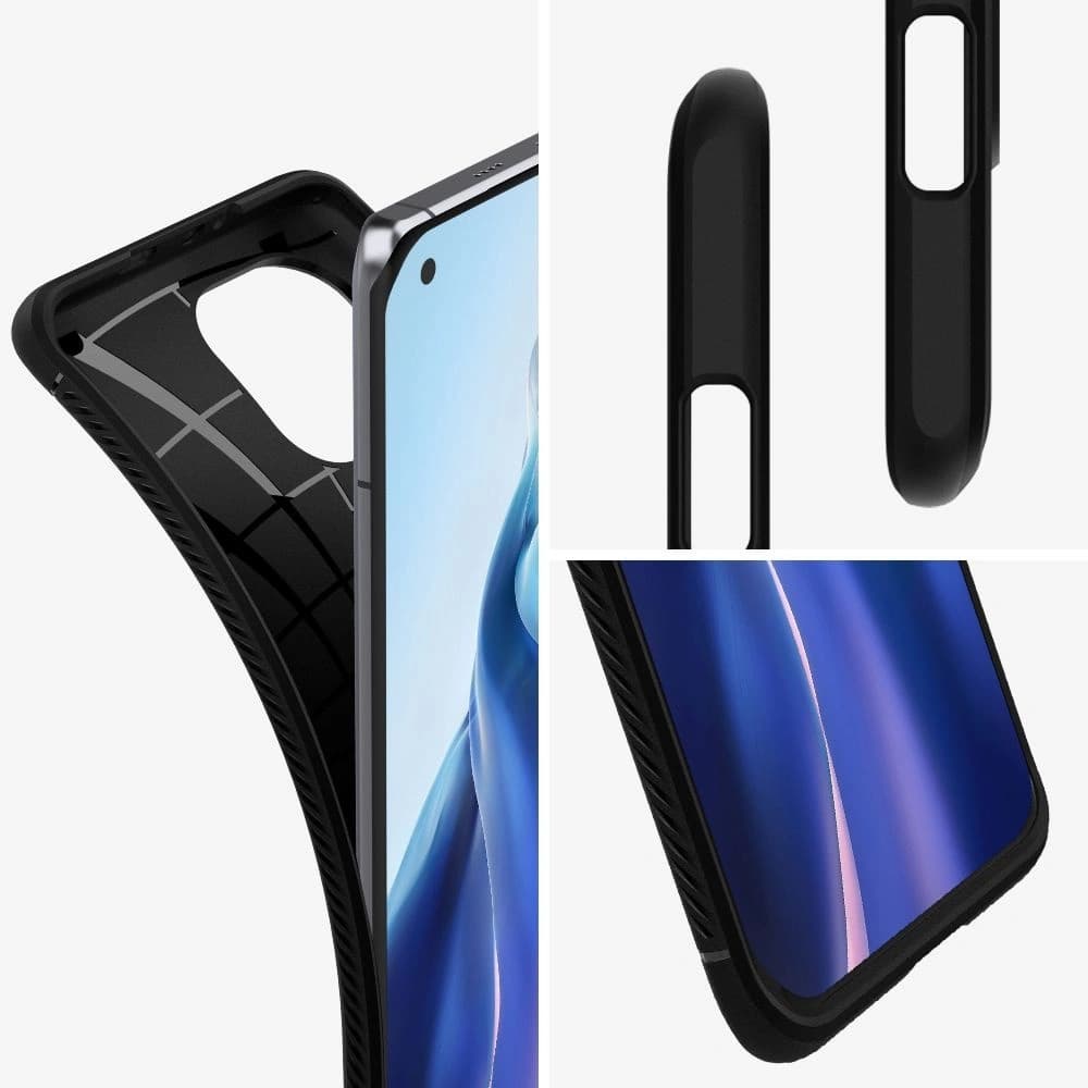 Spigen Xiaomi Tasche Rugged Armor Mi 11 Mattschwarz - 9