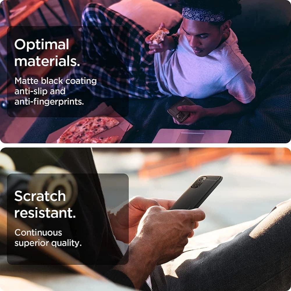 Spigen Rugged Armor Xiaomi MI 11i/Pocophone F3 Matte Black - 7