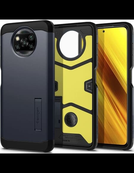 Etui Spigen Tough Armor Pocophone X3 Pro/X3 NFC Fém Slate