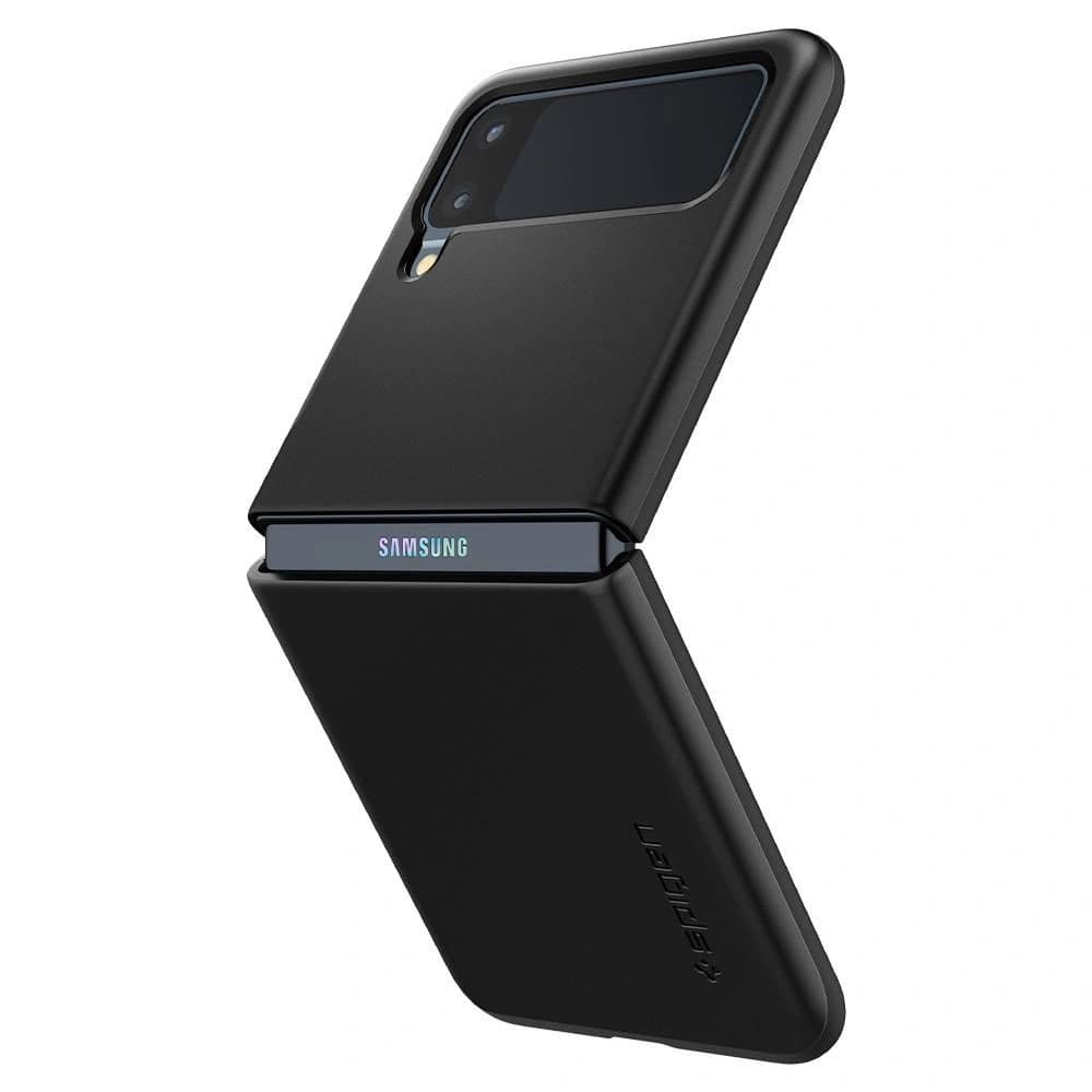 Spigen Samsung Tasche Thin Fit Galaxy Z Flip 3 Schwarz