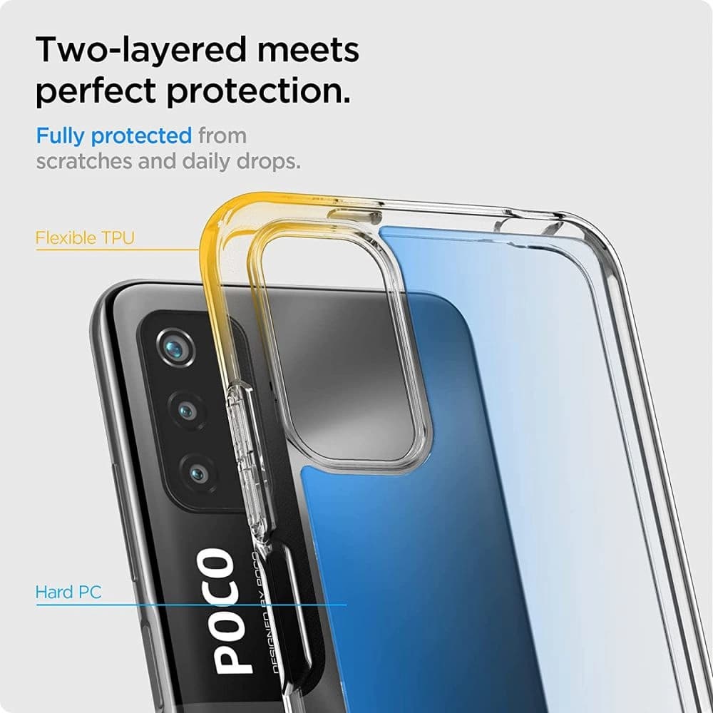 Case Spigen Ultra Hybrid Pocophone M3 Pro 5G/Redmi Note 10 5G Crystal Clear - 12