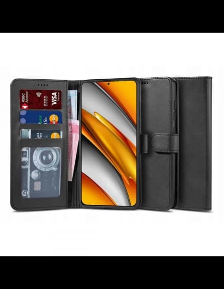 Case Tech-Protect Wallet 2 Xiaomi Mi 11i/POCO F3 Schwarz