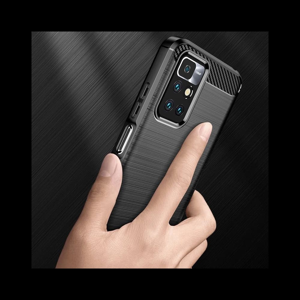 Etui Tech-Protect TPUCarbon Redmi 10 Fekete - 4