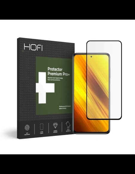 Edzett üveg Hofi Full Pro+ POCO X3 Pro/X3 NFC Fekete