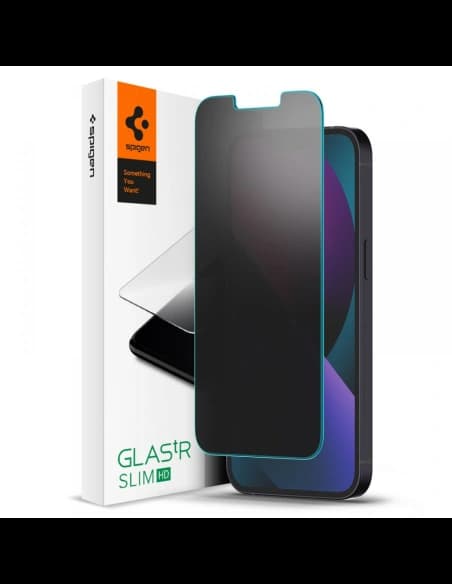 Szkło hartowane Spigen GLAS.tR Slim Apple iPhone 14/13/13 Pro Privacy