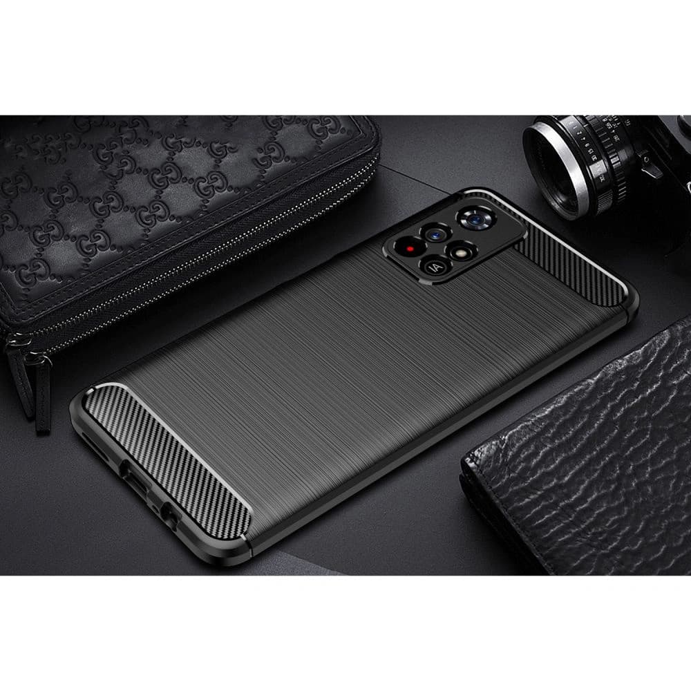 Tech-Protect TPUCarbon Redmi Note 11S 5G/POCO M4 Pro 5G Black - 9