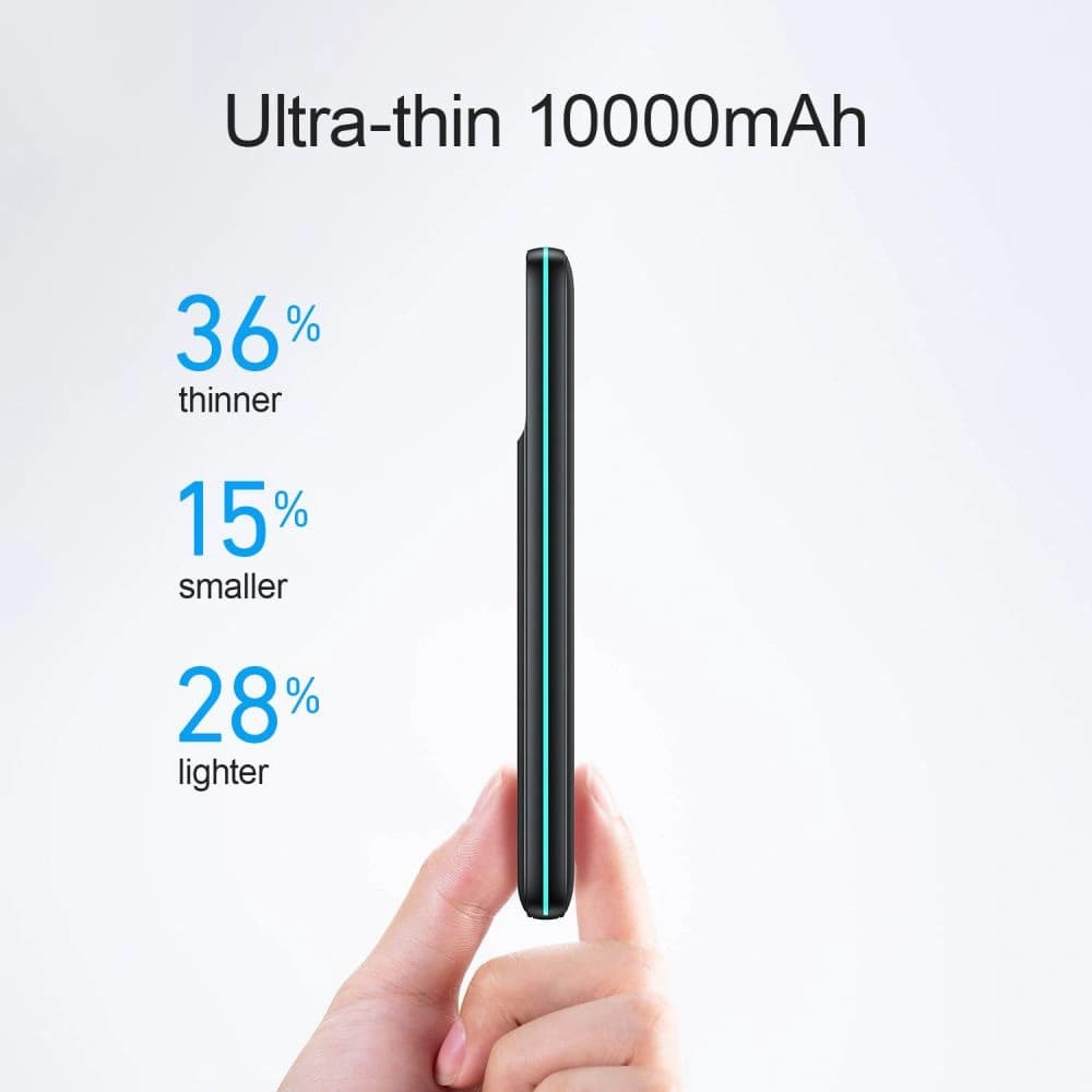 Powerbank s indukčním nabíjením Joyroom JR-W040 Magnetic MagSafe Power Bank 10000mah Černý - 5