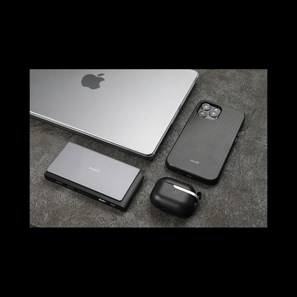 Case Moshi iGlaze Hardshell Apple MacBook Pro 14" 2021-2025 (M1/M2/M3/M4/M5) (Stealth Clear) - 8