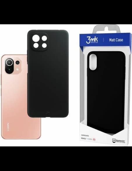 Case 3MK Matt Case Xiaomi Mi 11 Lite 5G schwarz/black