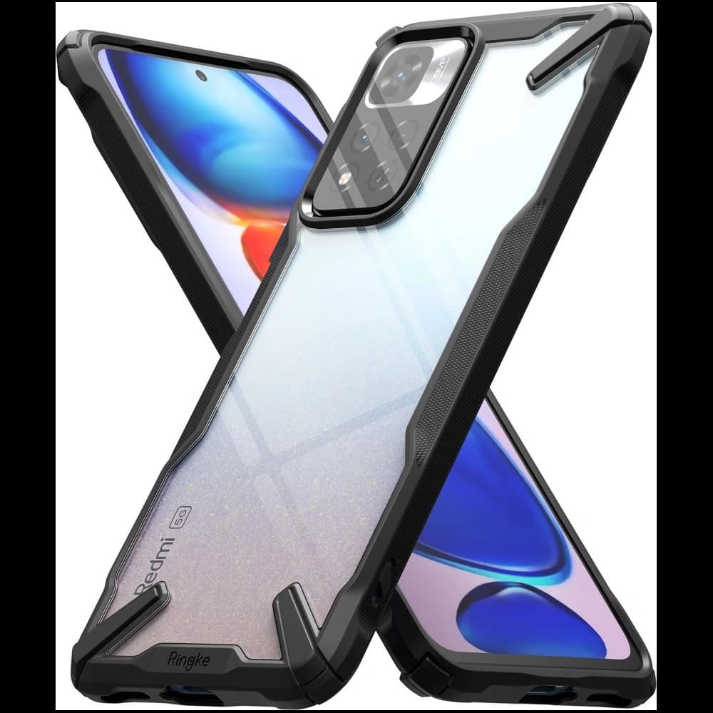 Etui Ringke Fusion-X Redmi Note 11 Pro+ 5G Fekete - 3