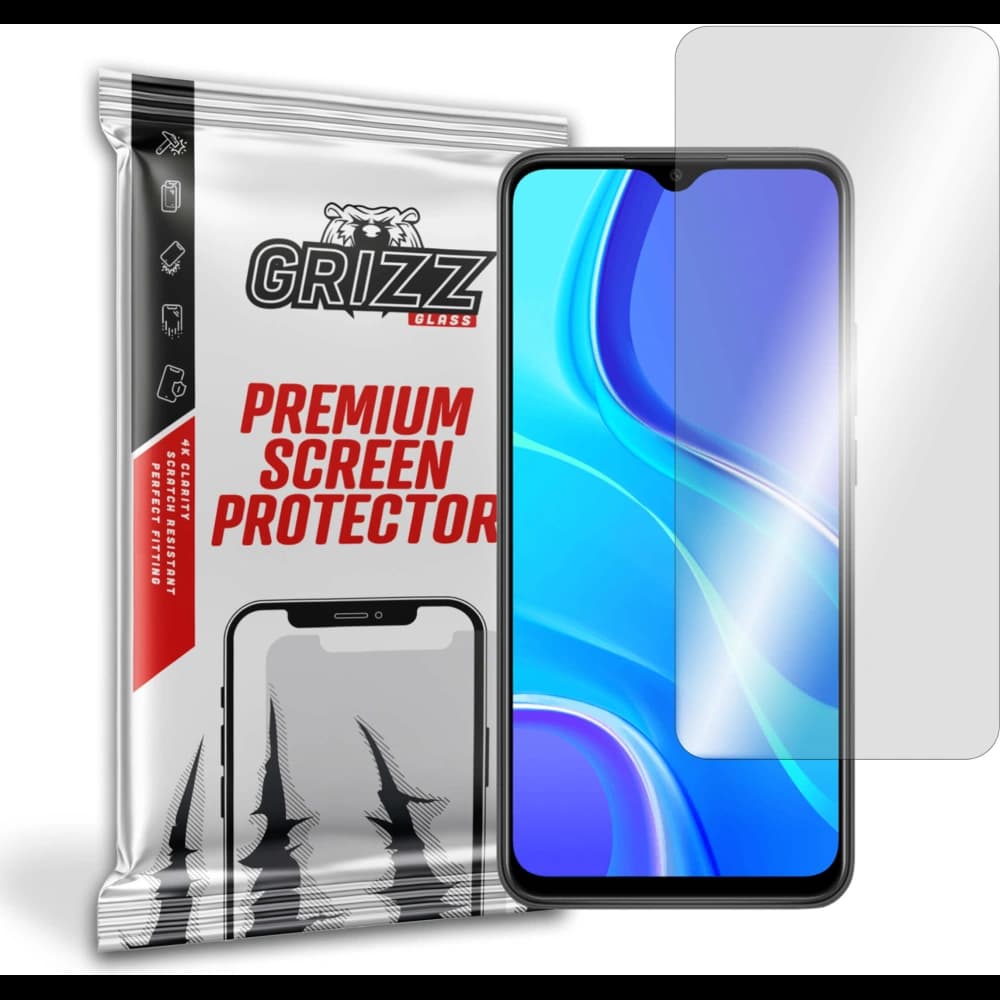 Hybriertes Glas GrizzGlass HybridGlass für Xiaomi Redmi 9