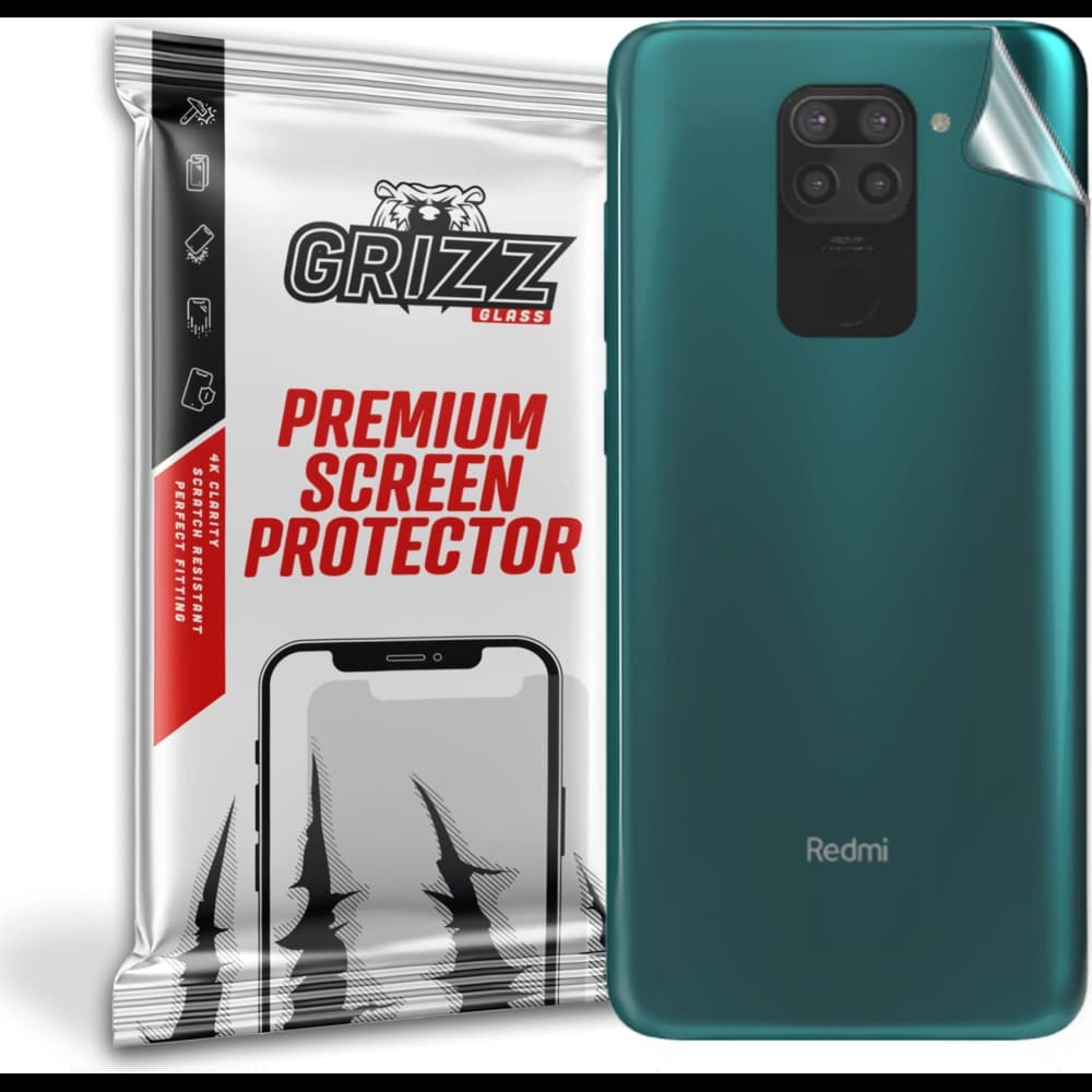 Folie GrizzGlass SatinSkin spate pentru Xiaomi Redmi Note 9