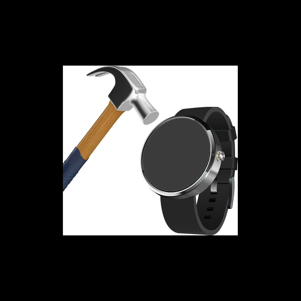 Hybriertes Glas GrizzGlass HybridGlass für Amazfit T-Rex 2 - 5