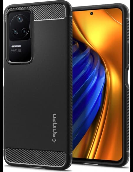 Spigen Rugged Armor POCO F4 Matte Black