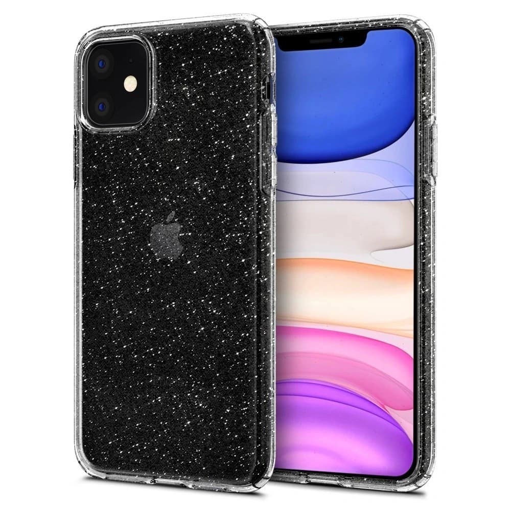 Case Spigen Liquid Crystal Glitter Apple iPhone 11 Crystal Quartz