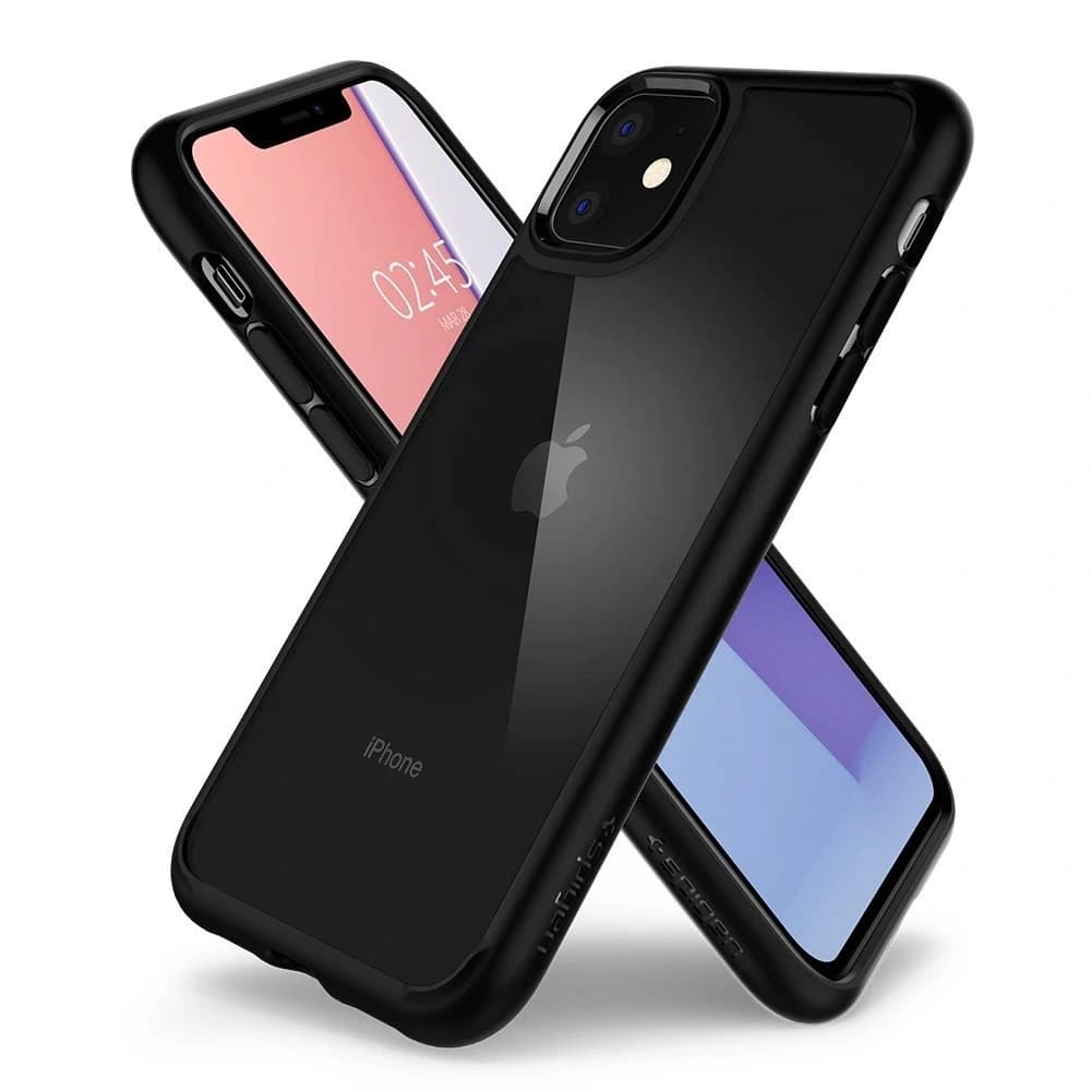 Case Spigen Ultra Hybrid Apple iPhone 11 Matt Schwarz - 2