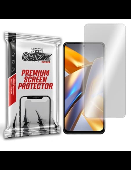 Hybidní sklo GrizzGlass HybridGlass pro POCO M5s