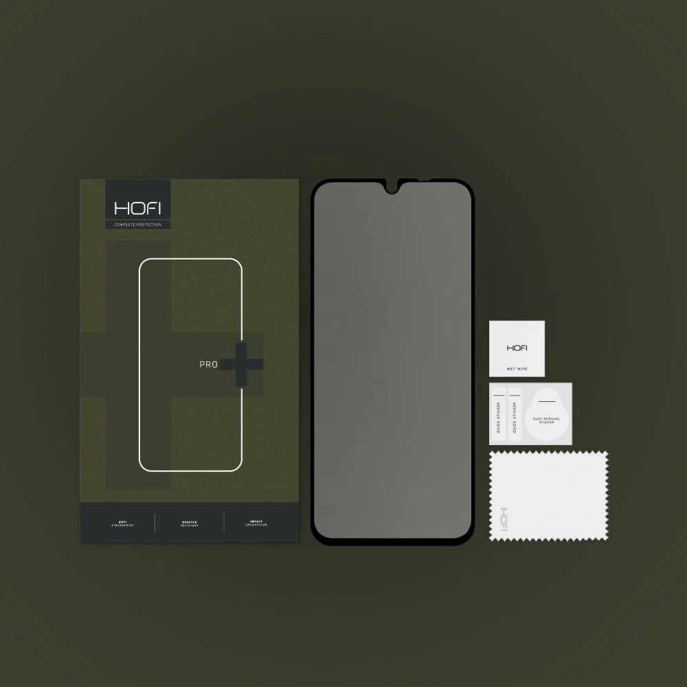 Gehärtetes Glas Hofi Glass Pro+ Xiaomi POCO M5 Schwarz - 4