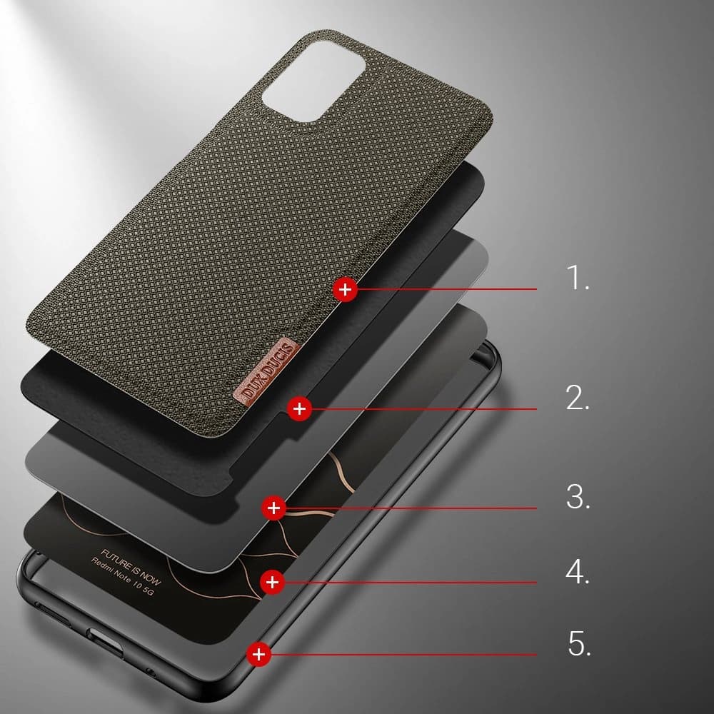 Case Dux Ducis Fino Xiaomi Redmi Note 10 5G/POCO M3 PRO grün - 6