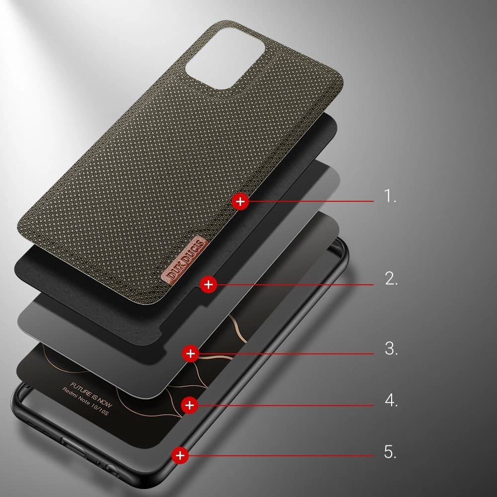 Case Dux Ducis Fino Xiaomi Redmi Note 10/10S grün - 3
