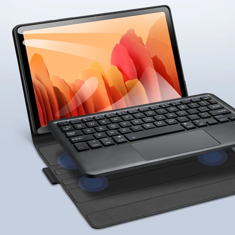 Dux Ducis Touchpad Billentyűzet Tok Bluetooth Samsung Galaxy Tab A7 10.4 2020 fekete - 7