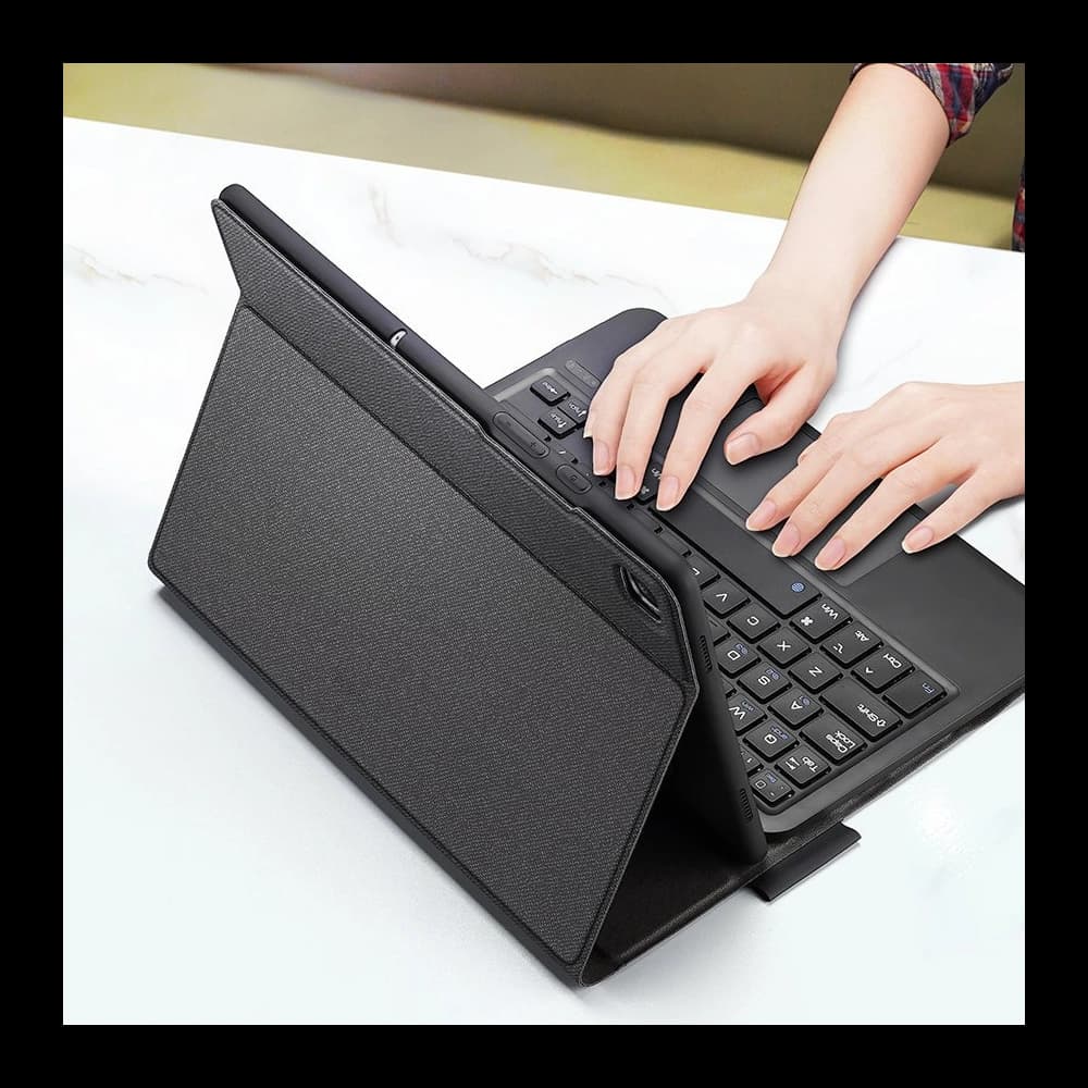 Dux Ducis Touchpad Billentyűzet Tok Bluetooth Samsung Galaxy Tab A7 10.4 2020 fekete - 10