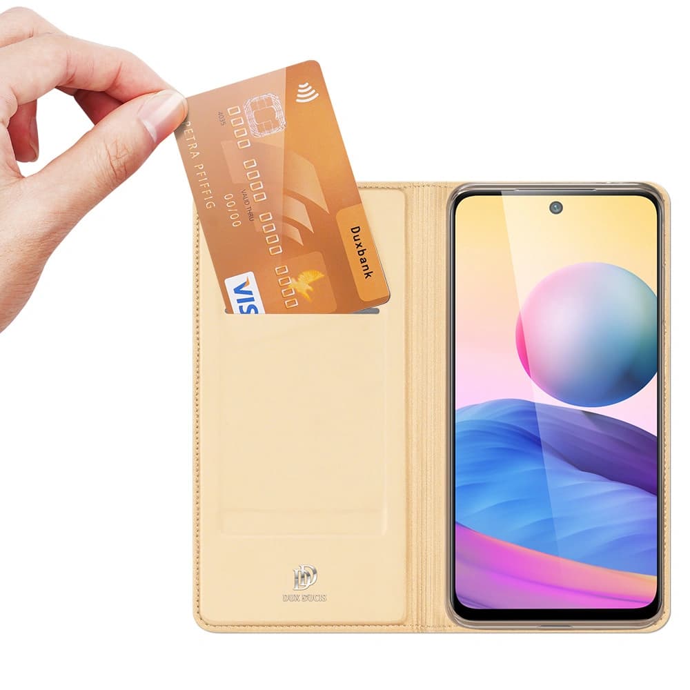Case Dux Ducis Skin Pro Xiaomi Redmi Note 10 5G/Poco M3 Pro gold - 2