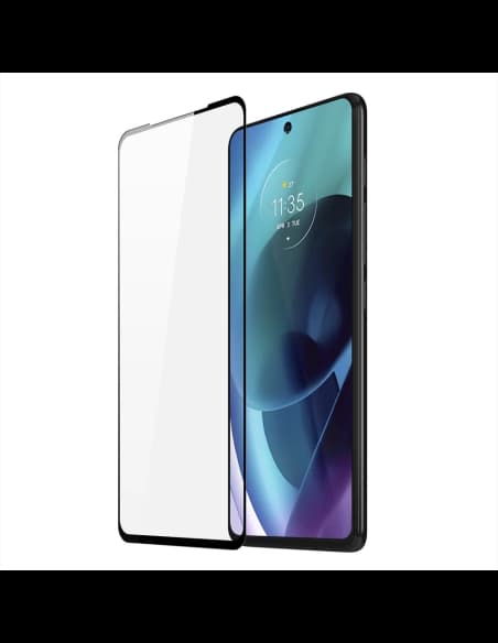 Dux Ducis 9D gehärtetes Glas für Motorola Moto G71 5G schwarz (case friendly)