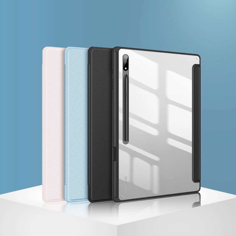 Etui Dux Ducis Toby Samsung Galaxy Tab S8 Ultra suport pentru stilou roz - 20