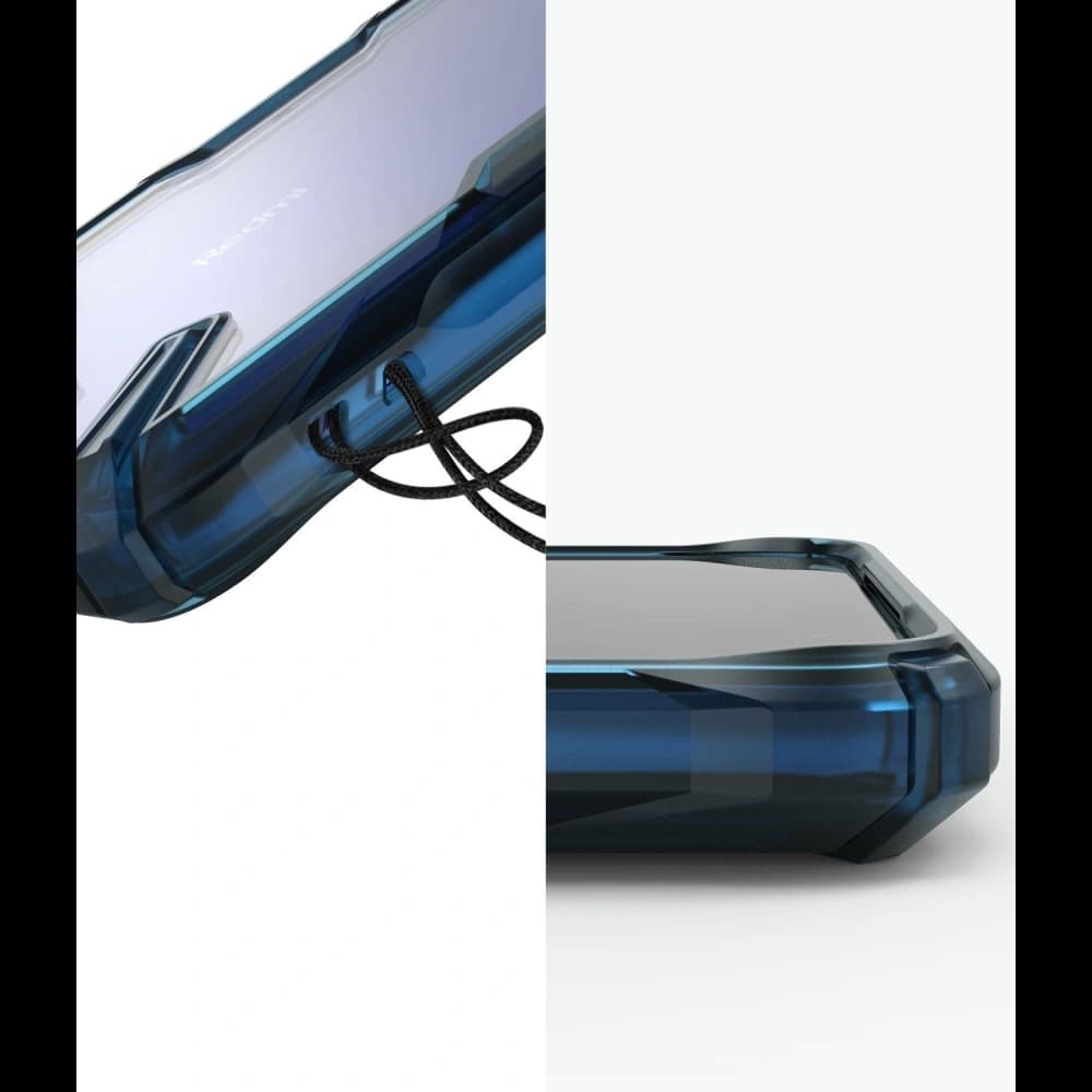 Etui Ringke Fusion-X Pocophone X2/Redmi K30 Albastru Spațial - 5