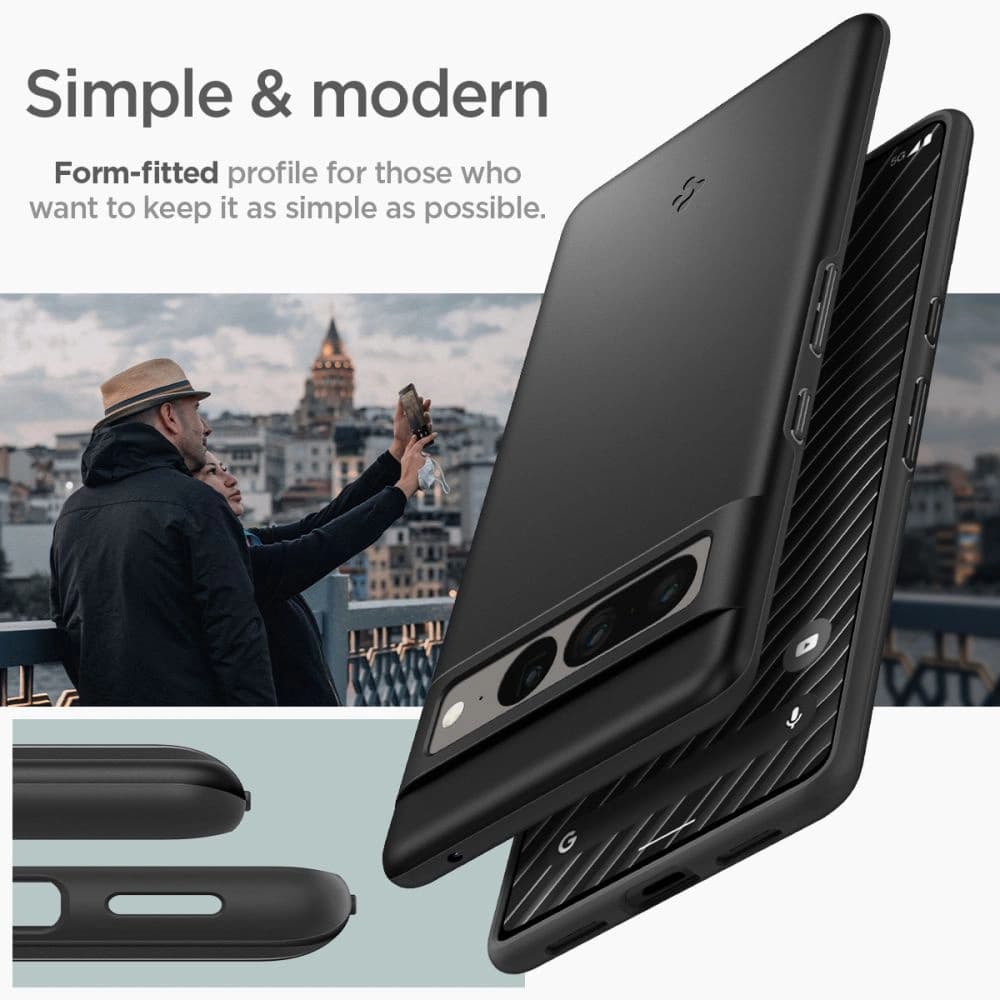 Case Spigen Thin Fit Google Pixel 7 Pro Schwarz - 13