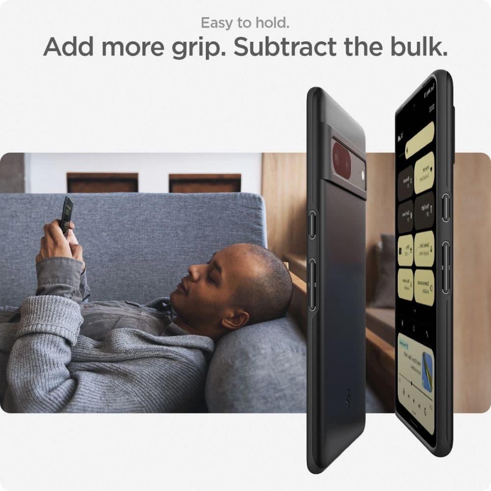 Etui Spigen Thin Fit Google Pixel 7 Černé - 14