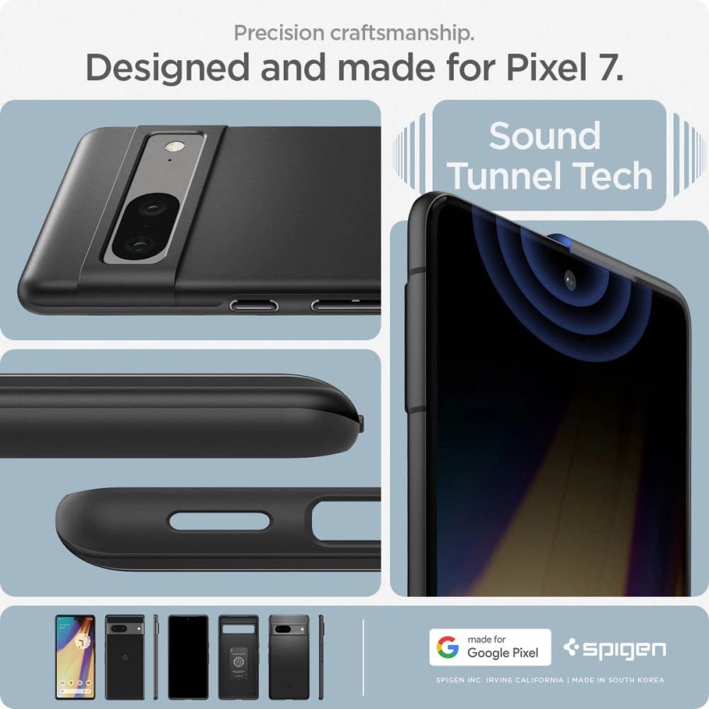 Etui Spigen Thin Fit Google Pixel 7 Černé - 17