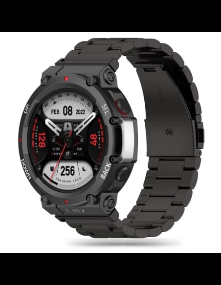 Bransoleta Tech-Protect Stainless Amazfit T-Rex 2 Black