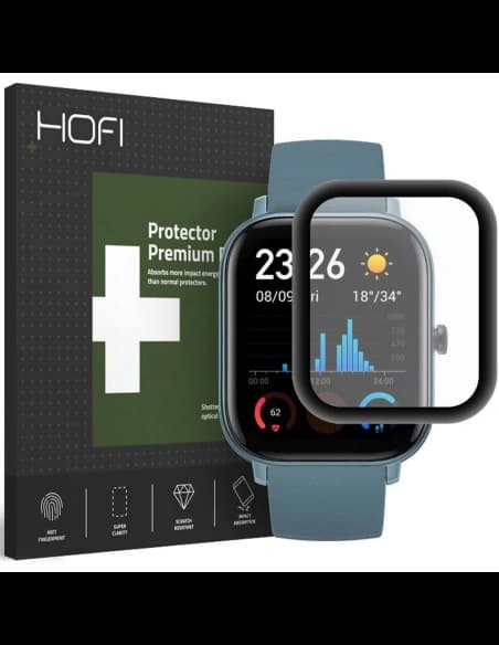 Szkło hybrydowe Hofi Hybrid Pro+ Xiaomi Amazfit GTS Black