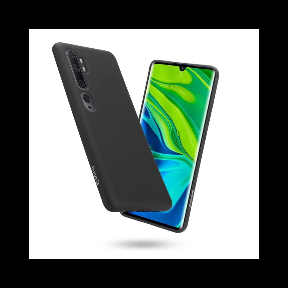 Case Crong Farbcover Xiaomi Mi Note 10/Pro (schwarz)