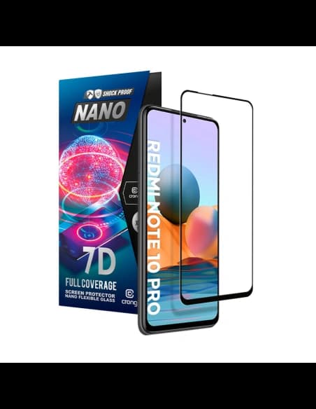 Hybriertes Glas Crong 7D Nano Flexibles Glas Xiaomi Redmi Note 10 Pro